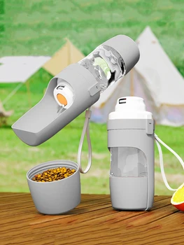 Portable Dog Cat Water Bottle with Storage Food and Water Container for Puppy Pets dogs Feeder Bowl Outdoor Travel Pet supplies 11