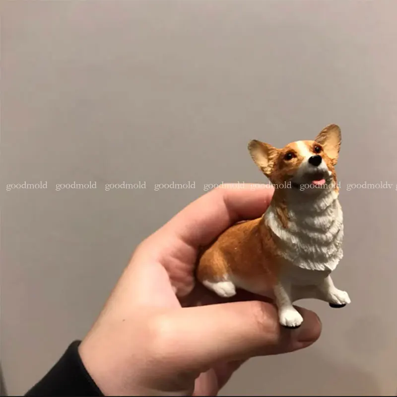 3D Corgi Dog Filler Model-corgi Dog Model for Silicone Mold-corgi Dog  Filling Materials for Epoxy Resin Mold-diy Dog Micro Landscape Decor 