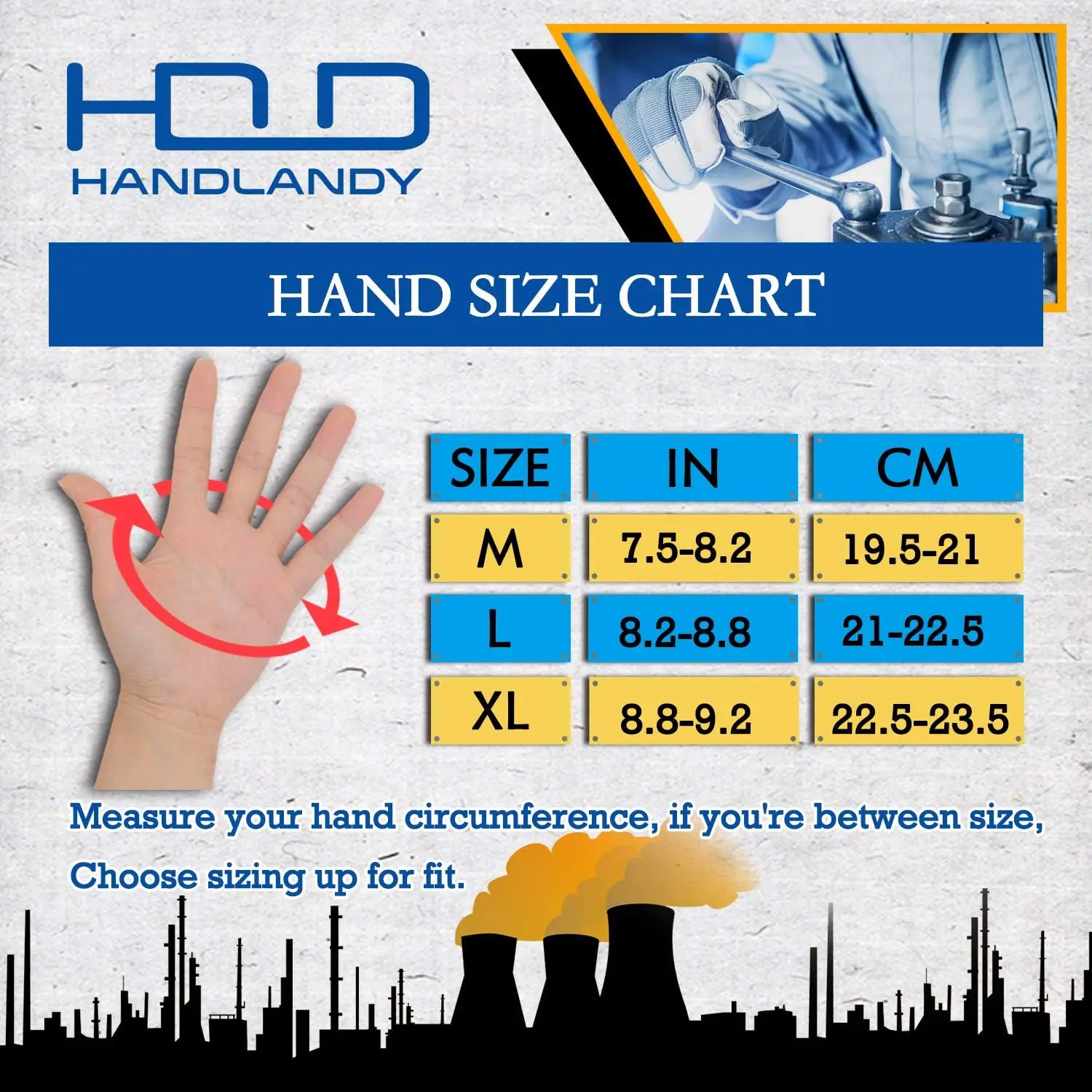 Work Gloves Protective Gloves HANDLANDY Fingerless Work Gloves for Men Utility Padded Half Finger Driving Working Gloves