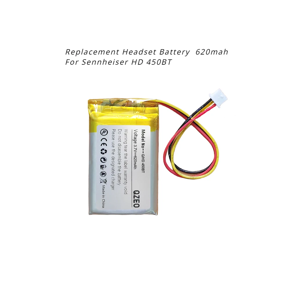 Batterie Cameron Sino AHB62540N1 – Pour Casque Sennheiser HD 4.50BTNC, Urbanite, Momentum 2.0