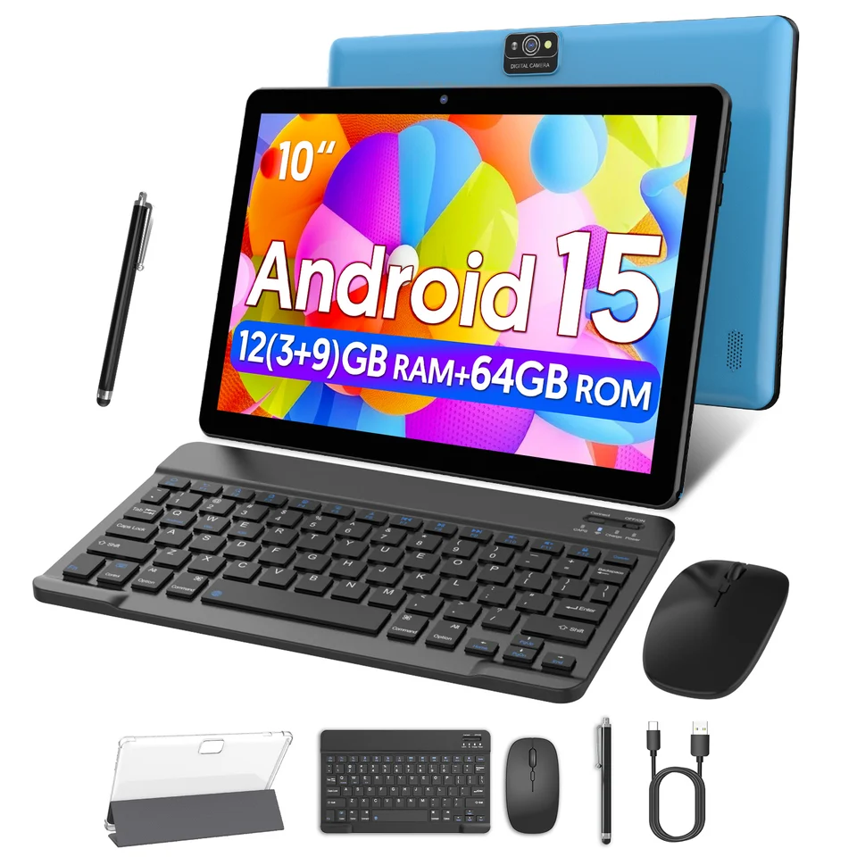 Android Tablet With Quad-core Processor 12gb Ram 64gb Storage_voghion.com