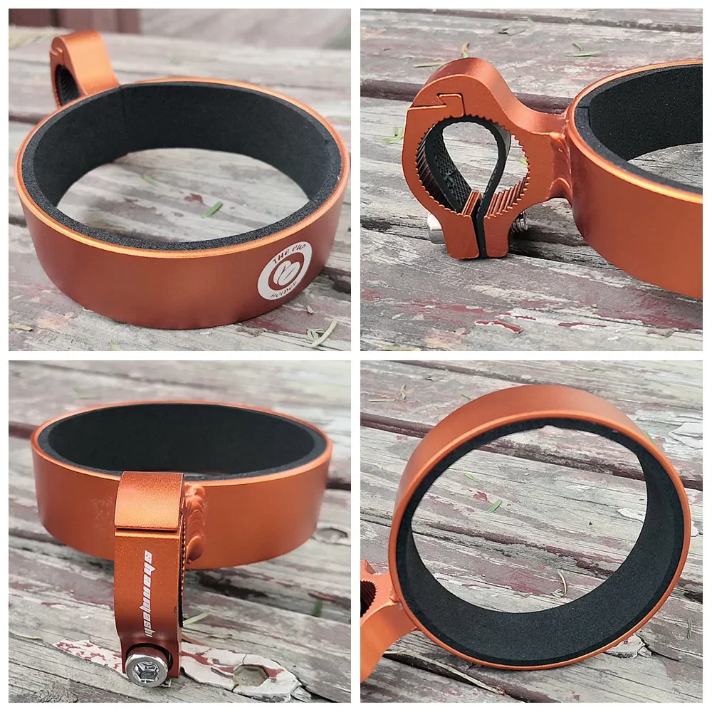 Bicycle Water Bottle Cage Bicycle Bottle Holder Water Bottle Holder New Bicycle Coffee Cup Holder Milk Tea Cup Holder Aluminum Water Bottle Holder Beer Holder Matte Finish