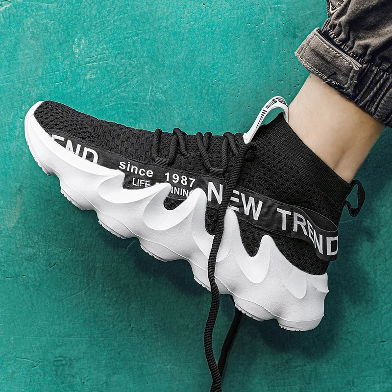 Off White X Mr Smile Shoes Men Running Sports Shoes Women High Top