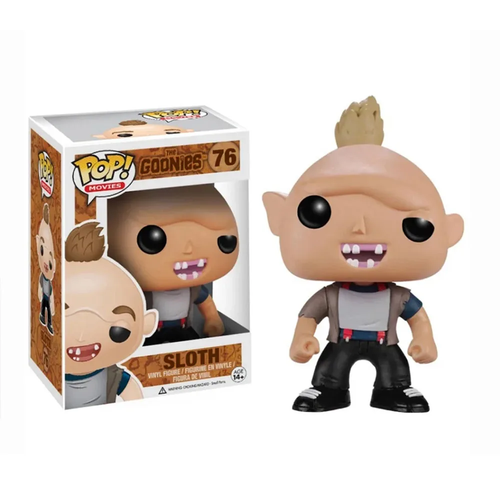 thumbnail image 4 of Funko Pop Sloth #76 Mikey #77 Data #80 Chunk #79 Mouth #78 Películas Los Goonies Figuras de acción de vinilo Juguetes Muñecas Regalos para niños, 4 of 5