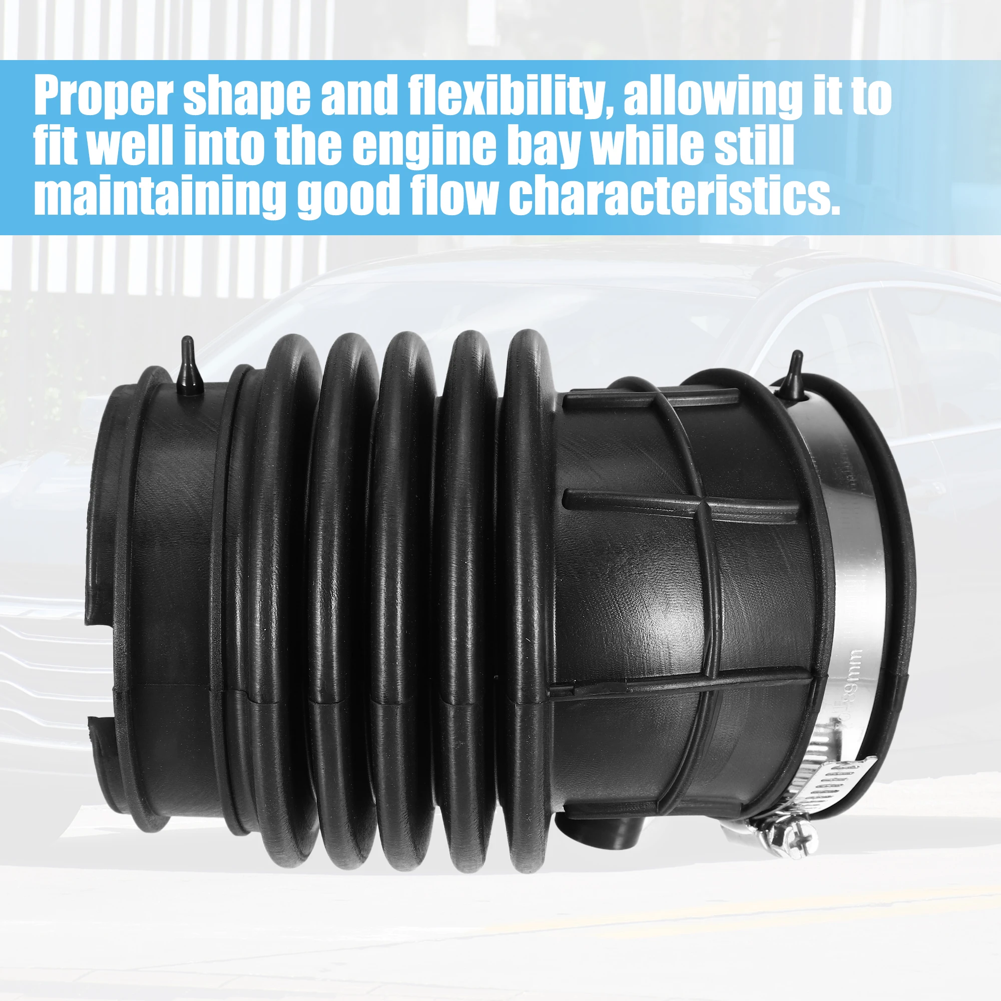 Car Air Intake Hose Tube Air Flow Duct Tube for Honda Civic Hybrid L4 1.3L 2006 2007 2008 2009 2010 2011 UXCELL 17228-RMX-000 air intake pipe,air filter intake pipe,silicone intake hose