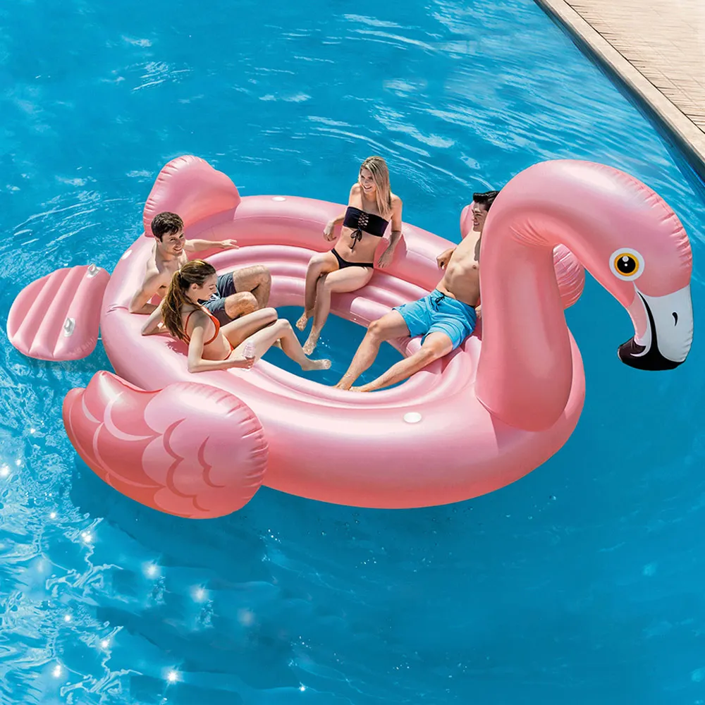 póngase en fila visual pala Isla Hinchable Gigante para 4 personas INTEX, Colchoneta para piscina,  Juguetes playa, Colchoneta piscina, Unicornio hinchable gigante, Flotador  flamenco, Hinchables para piscina, Flotador gigante, Hinchable piscina _ -  AliExpress Mobile