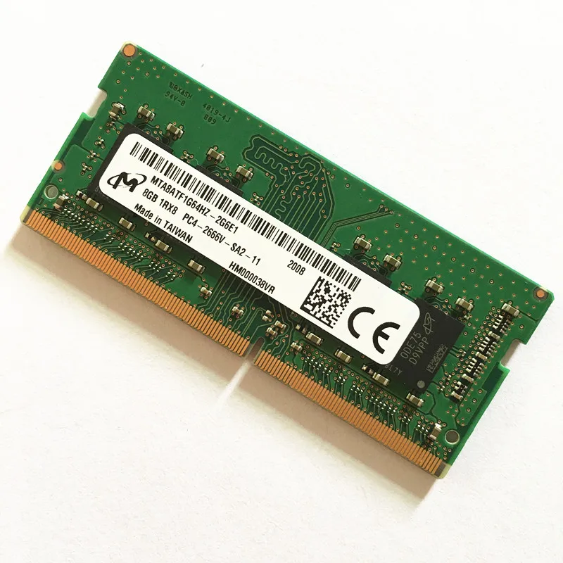Micron-Memoria RAM DDR4 para ordenador portátil, 8GB, 2666MHz