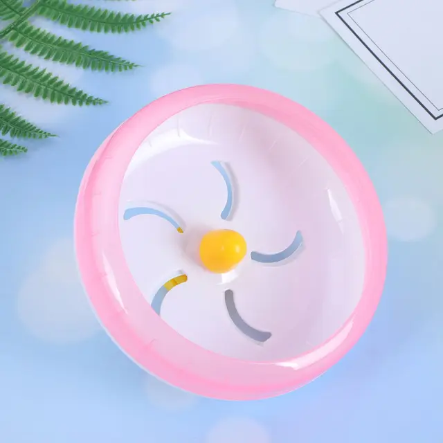 Silent Durable Hamster Running Wheel Small Animal Toy Pet Exercise Wheel Non Slip Convex Lines Wide Suitability Mounted Pet Cage 6