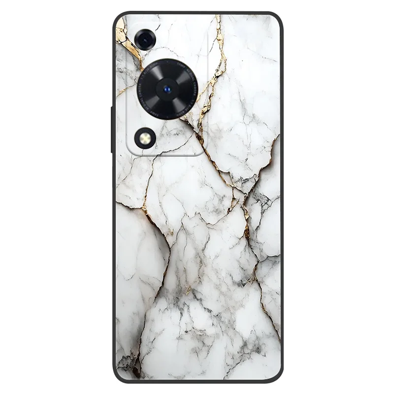Marble Soft Matte Silicone Back Cover – Full Coverage Phone Shell
