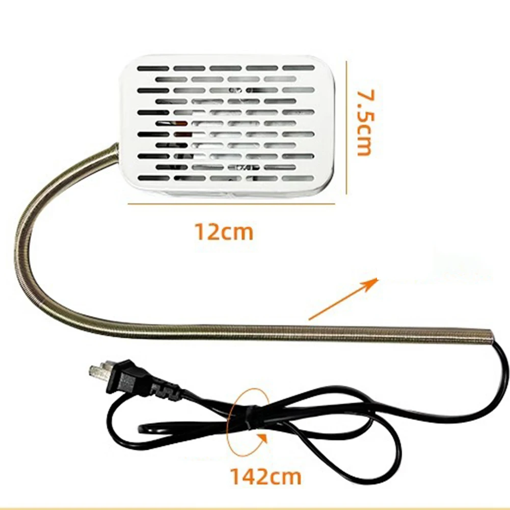 Bird Heat Lamp No Light Heating Energy-saving Automatic Constant Temperature Bird Hamster Insulation Electric Heat Insulation Lamp For Cage