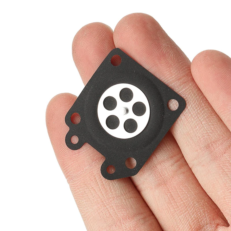 

10pc Chainsaw Carburetor Metering Diaphragm For Walbro 95-526,95-526-9,95-526-9-8 Rubber Diaphragms Black Car Accessories