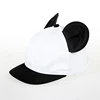 New Custom Logo Parent Child Cute Big Ears Baseball Cap Hip Hop Adjustable Snapback Hat Outdoor Children Flat Brim Trucker Caps 4