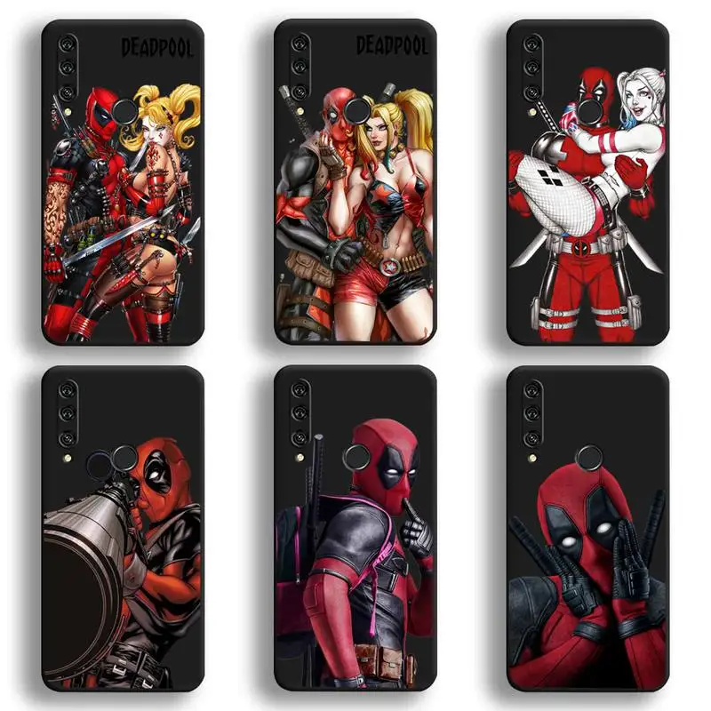 Чехол для телефона Marvel Дэдпул Харли Квинн Huawei Y6P Y8S Y8P Y5II Y5 Y6 2019 P Smart Prime Pro |