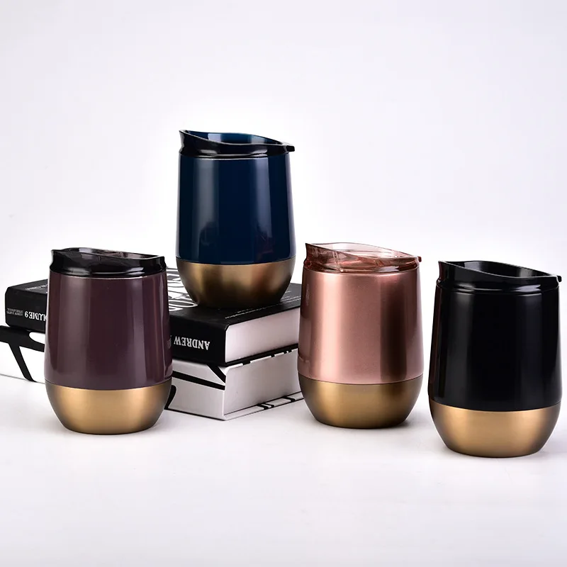 

Eggshell cup Stainless Steel Tumbler Insulated Thermos Coffee Mug Vacuum U type термокружка garrafa termica belly copo termico