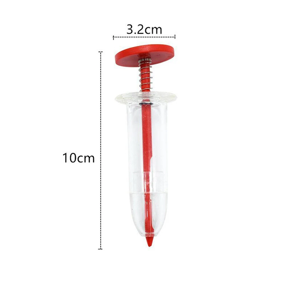 Mini Sowing Seed Dispenser Plastic Gardening Seeding Dispenser Portable Multifunctional Red Practical Manual Seeding Tools