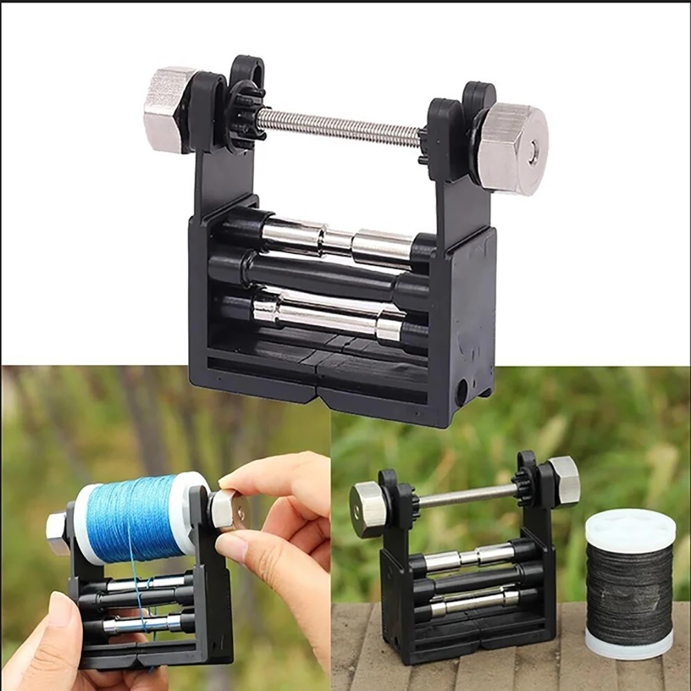 

Adjustable Tension Aluminum Alloy Bow String Serving Jig Tool Archery Winder Bowstring Serving Material Rope Repair String