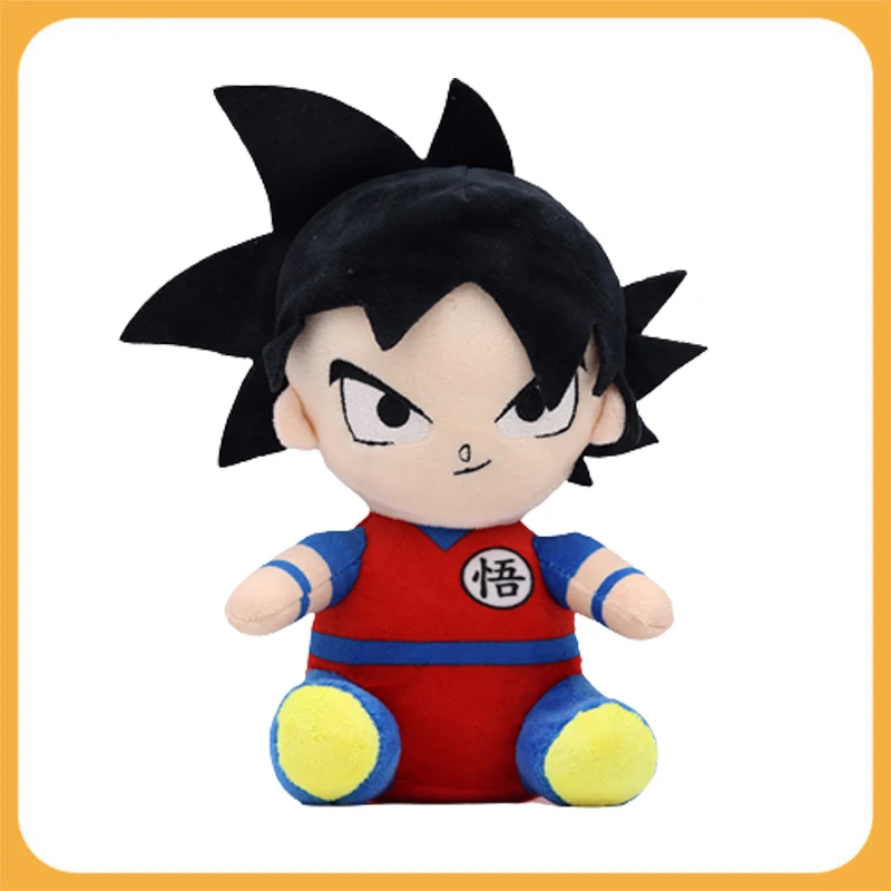 20cm Classic Dragon Ball Series Plush Stuffed Toys Son Goku Anime Figures Kawaii Child Dolls Kids Birthday Xmas Gifts Decor