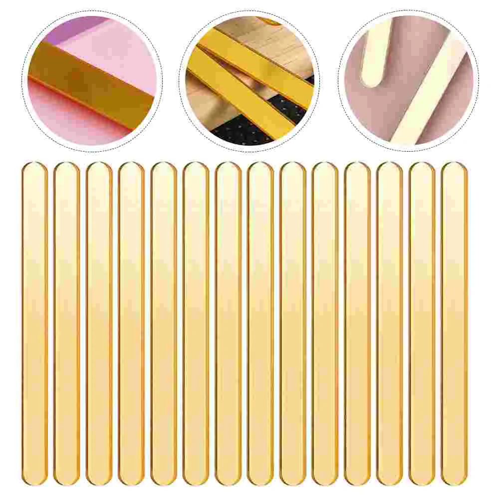 Ice Cream Stick Tools 50 Pcs Ice Cream Stick Tools For Kids DIY Popsicle Sticks Dessert Accessory Making Materials Acrylic Craft Child
