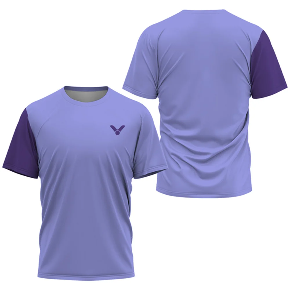 Badminton Tennis T-shirt For Men Basketball Soccer Table Tennis Uniform Quick Drying Gym Sport Fitness Running Short Sleeve sport t shirt