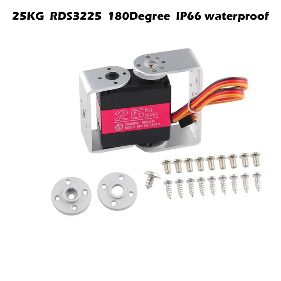 HV Robotic Digital Servo 160kg 150kg 80kg 60kg 35kg 25kg 20kg 17kg Metal Gear Servo Double-Shaft High Torque 180/270 Degree IP66 image 8