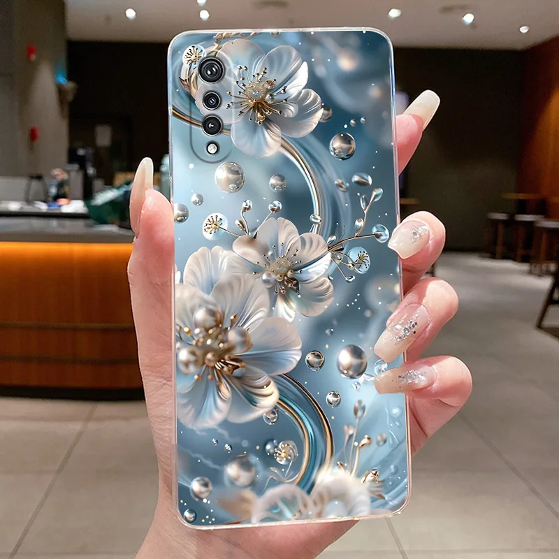 Elegant Butterfly Bow Transparent Soft TPU Phone Case - Protective Thin Silicone Cover
