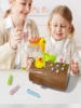 Woodpecker Fish Toys for Kids Bug Catching Small Game Bird Bug Catching Magnetic Education Early Education Training Exercise Toy 6