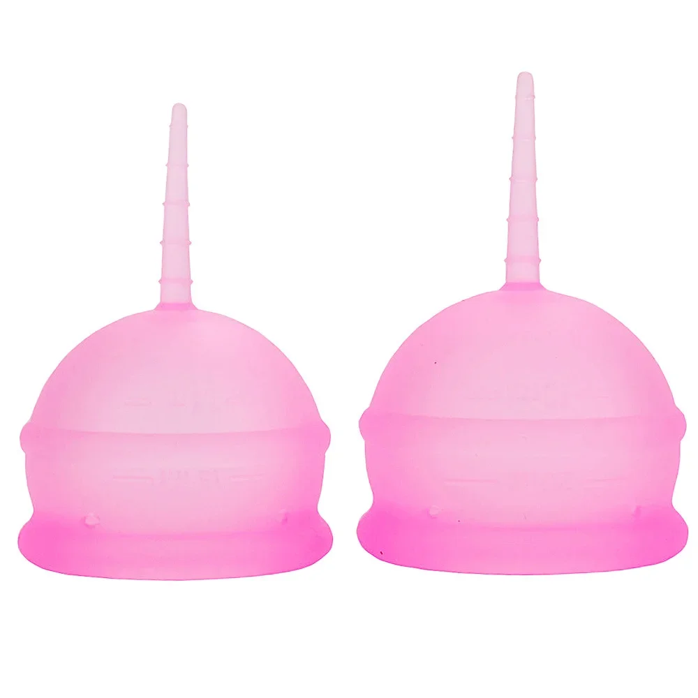 1pc Silicone Menstrual Cup Feminine Hygiene Lady Cup Prevent Side Leakage Period Collector Menstrual Vigin Care S/L Size