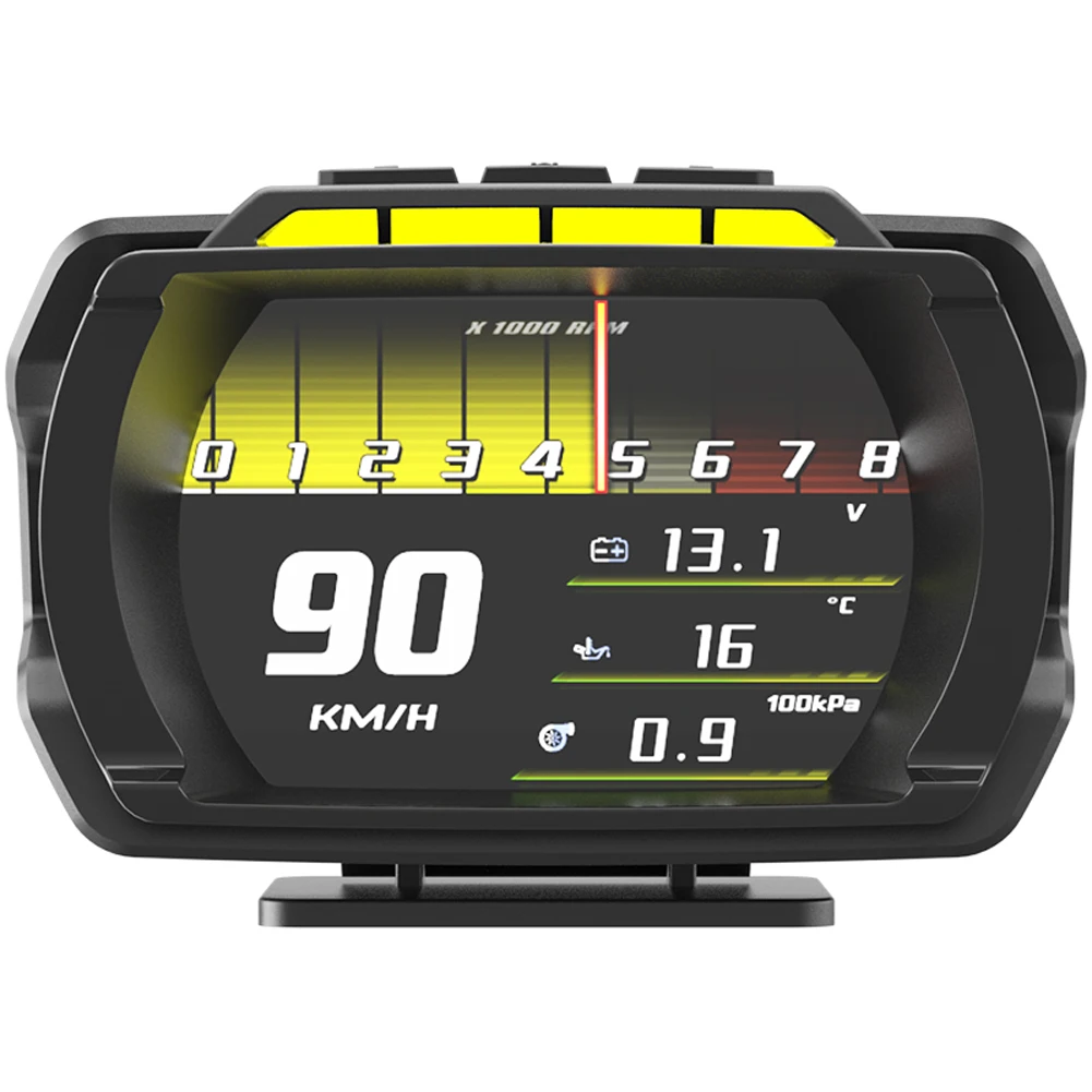 ڵ  ÷  Һ OBD + GPS HUD  溸,  Ÿڹ, LCD ÷,  µ 