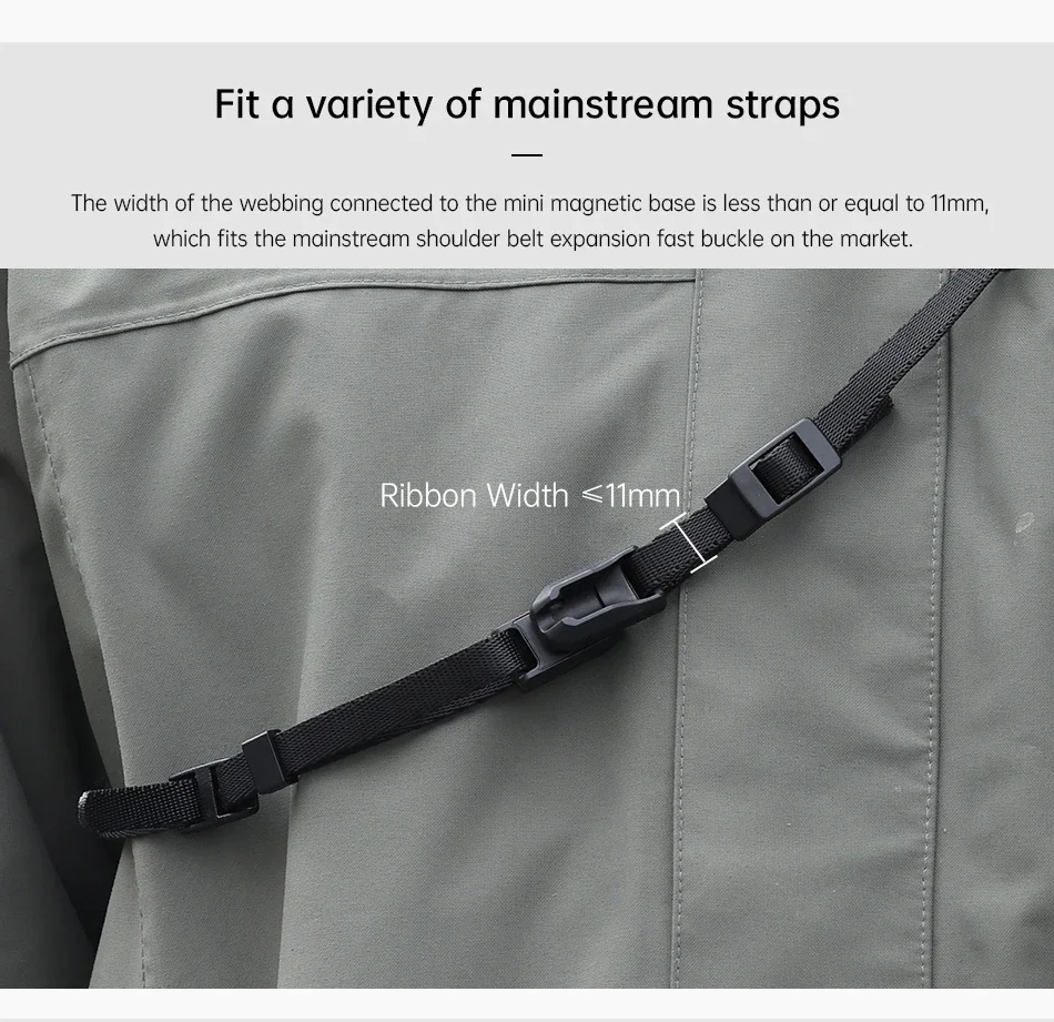 Maglink Magnetic Quick Release Buckle Mini Kit for Shoulder Straps Strong Load-B