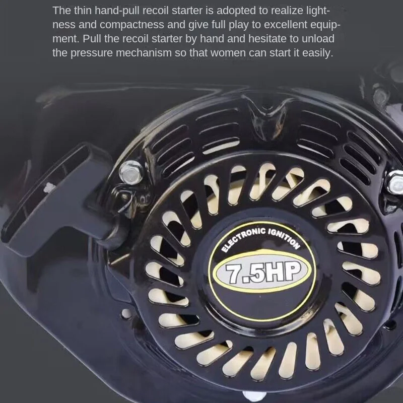 NEW 6.5Hp 168F-1 Gasoline Micro Engine 4Kw Four-Stroke Small Power Accessories 196Cc Flat Key Shaft Engine Structure