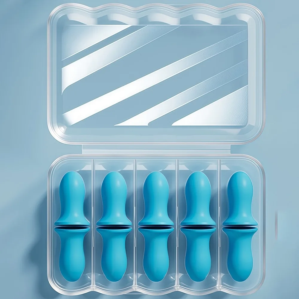 Reusable Anti-Noise Soft Foam Earplugs - Soundproofing Comfort with Slow Rebound (10-Pack)