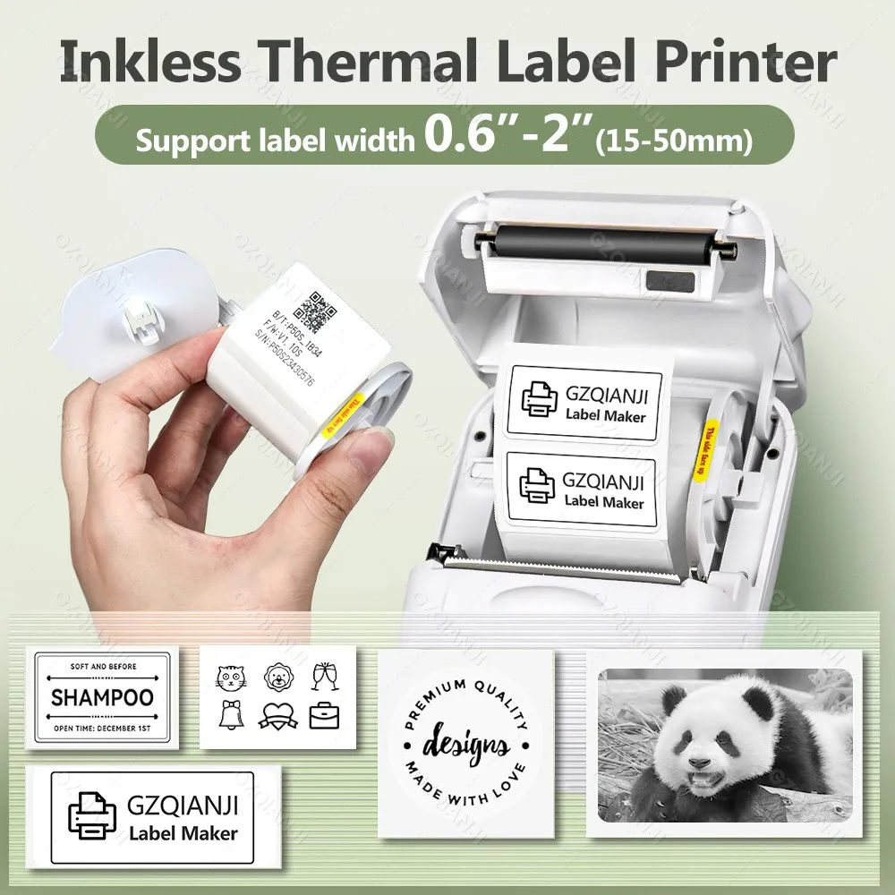 Marklife P50 Thermal Mini Wireless Label Sticker Printer Suitable For Small Business Home Office Portable Machine For Smartphone