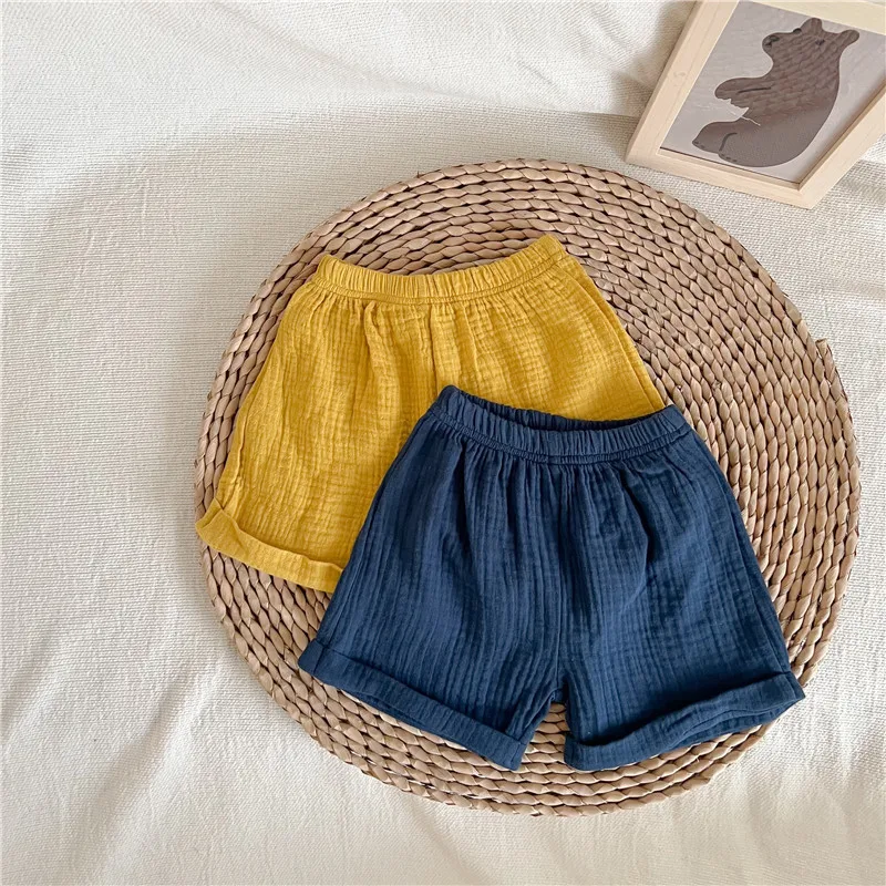 MILANCEL 2022 Summer Baby Clothing Set  LinenTee and Shorts 2 pcs Boys Suits Infant Girls Suit baby clothes mini set