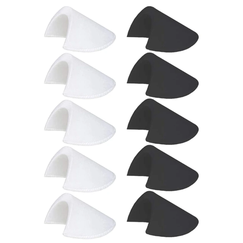 Shoulder Pad 5 Pairs 15x9cm Sewing Shoulder Pad Sponge for Women Men Suit Coat JacketsClothes shoulder pads
