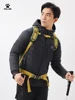 Kelme Outdoor Lightweight Down Jacket Men's Winter New Hooded Warm Pork Rib Windproof Mountaineering Jacket 2