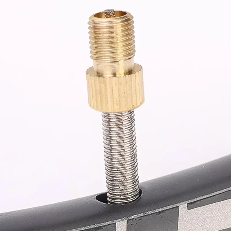 8-2pcs Bicycle Valve Pump Adapter Bike Valve Converter Presta To Schrader Convert Nozzle Inflation Adaptor Bicycle Accessories