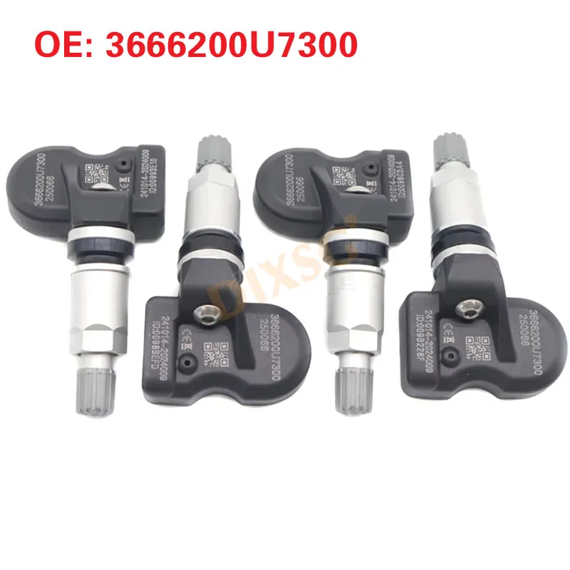 4Pcs Tire Pressure Monitor Sensor TPMS 3666200U7300 For JAC IC5 X8 PLUS Airo Sehol A5 VX11 VF11 Okavango -
