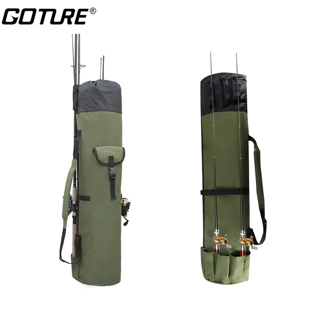 Goture Fishing Rod Bag Multifunction Portable Foldable Oxford