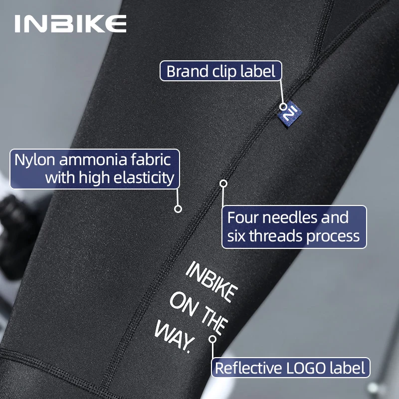 INBIKE Outdoor Cycling Pants Men's Team Road Cycling Pants Men's Breathable Comfort Quick Dry Padded Sweatpants