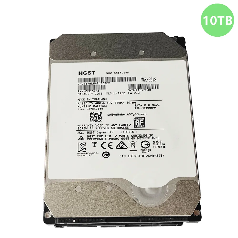 Hitachi/HGST HDN726040ALE614 3.5 HDD 4TB