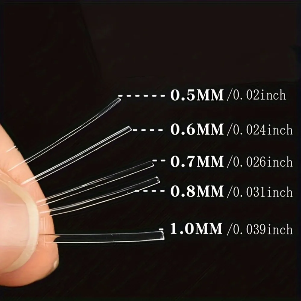 Crystal Bead Elastic Rope for DIY Jewelry Making - Strong Elastic Thread for Necklaces and Bracelets