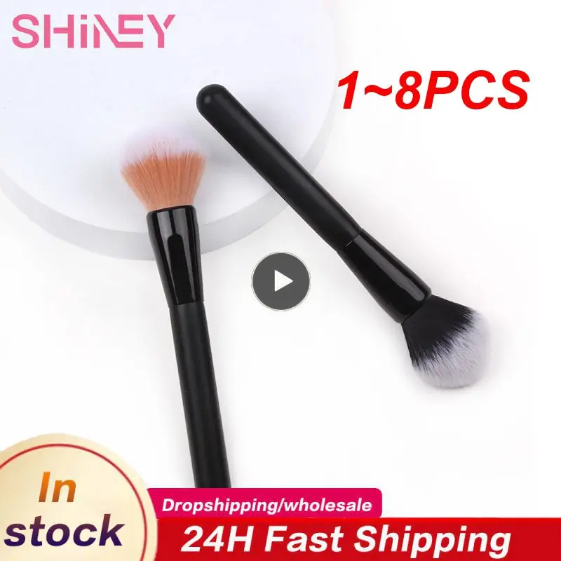 

1~8PCS Professional Beauty Powder Blush Brush Foundation Concealer Contour Powder Brush Makeup Brushes Cosmetic Tool Pincel