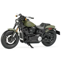 Maisto 1:18 Harley-Davidson 2022 Fat Bob 114 Die Cast Vehicles Collectible Hobbies Motorcycle Model Toys 2