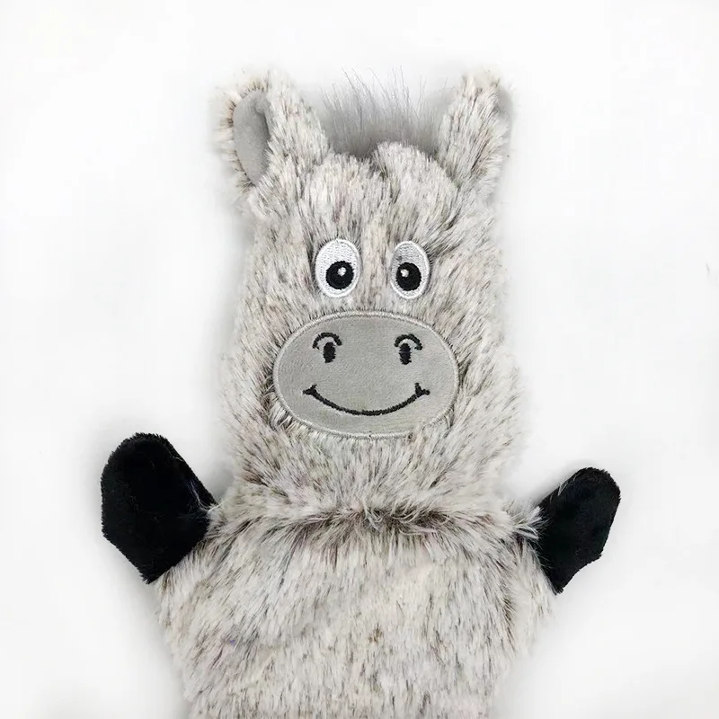 Durable Chew-Resistant Squeaky Plush Dog Toy - Interactive Teething and Training Aid
