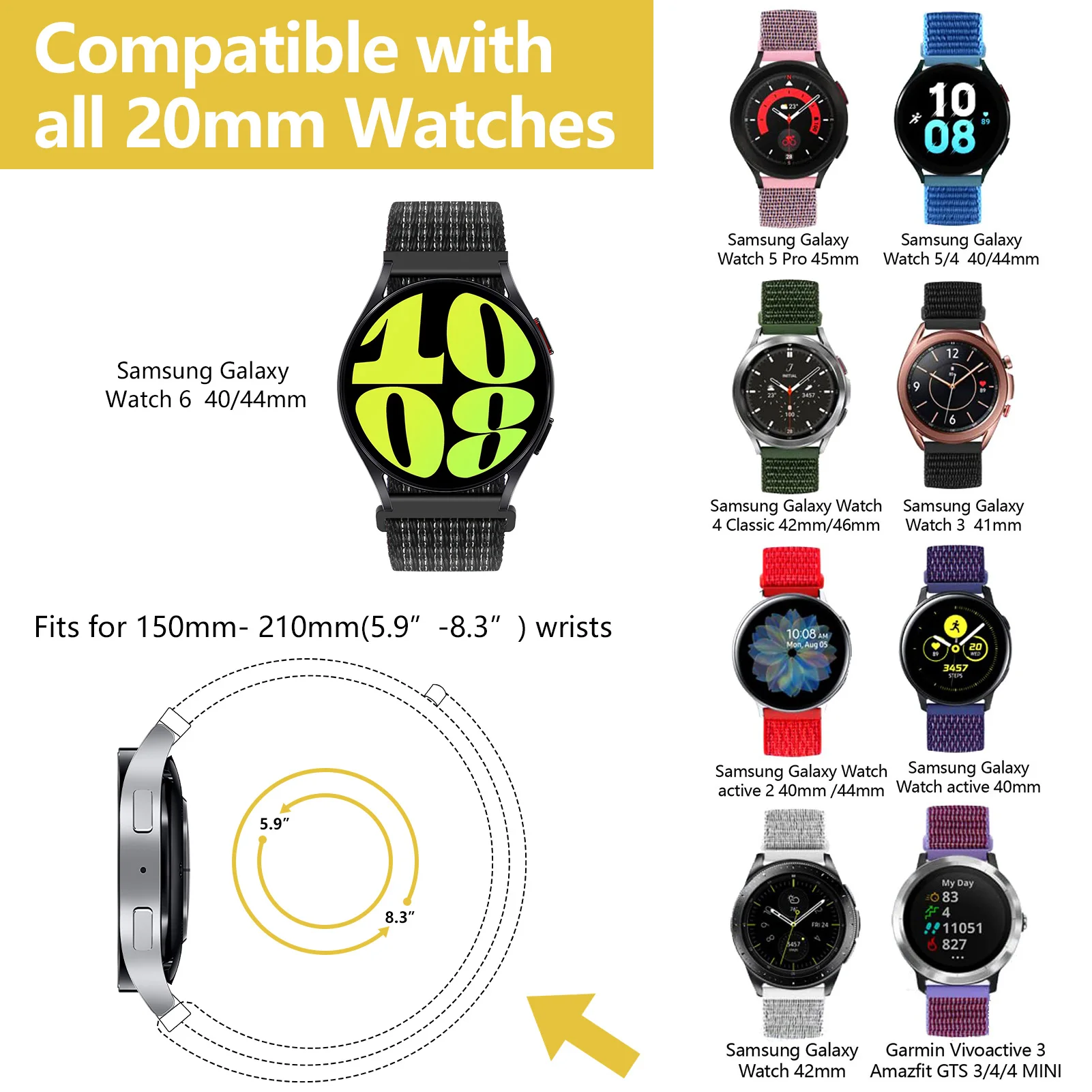 Sleek Universal Smartwatch Strap - Premium Design
