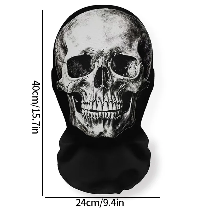 Realistic 3D Face Mask - Cosplay Prop & Full Face Headwear