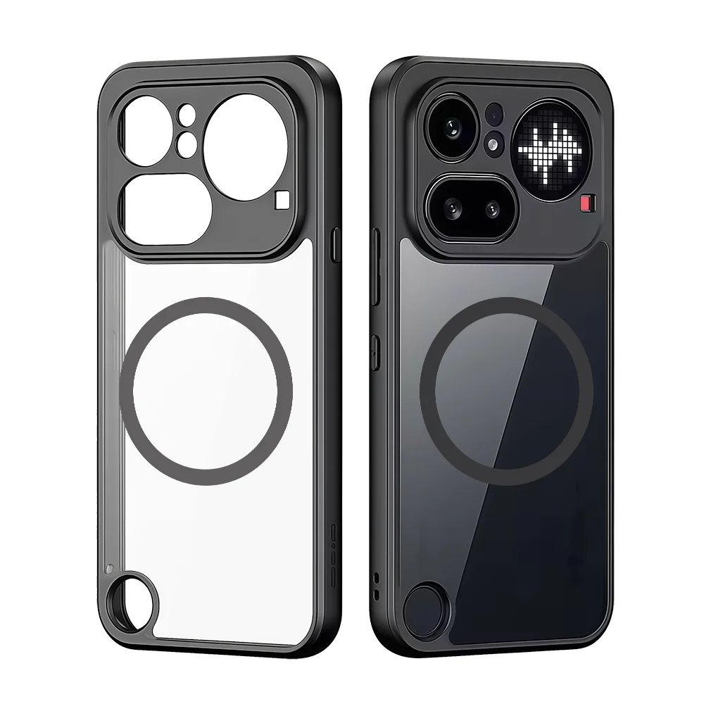 Clear Transparent Airbag Anti-Fall Case – Acrylic Shockproof Armor Back Cover with Scratch Resistance