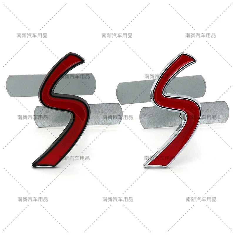 3D Metal Letters Car Front Grill Badge Sticker Mini Cooper S Emblem Logo Per Mini Cooper S R56 R53 F56 R50 R52 R57 Accessori