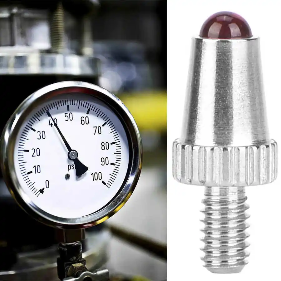 M2.5 Thread Tungsten Steel Dial Indicator Probe Contact Points For Dial New Contact Points Gauge Accessories dial indicator gauge dial indicator