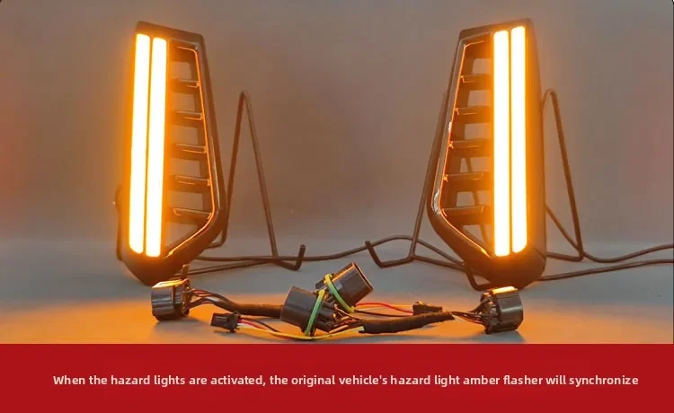 For GAC Empow Attitude 2021 2022 2023 2024 Car LED Daytime Running Lights Front Bumper Fog Lamp DRL Dynamic Turn Signal Daylight detail image 11